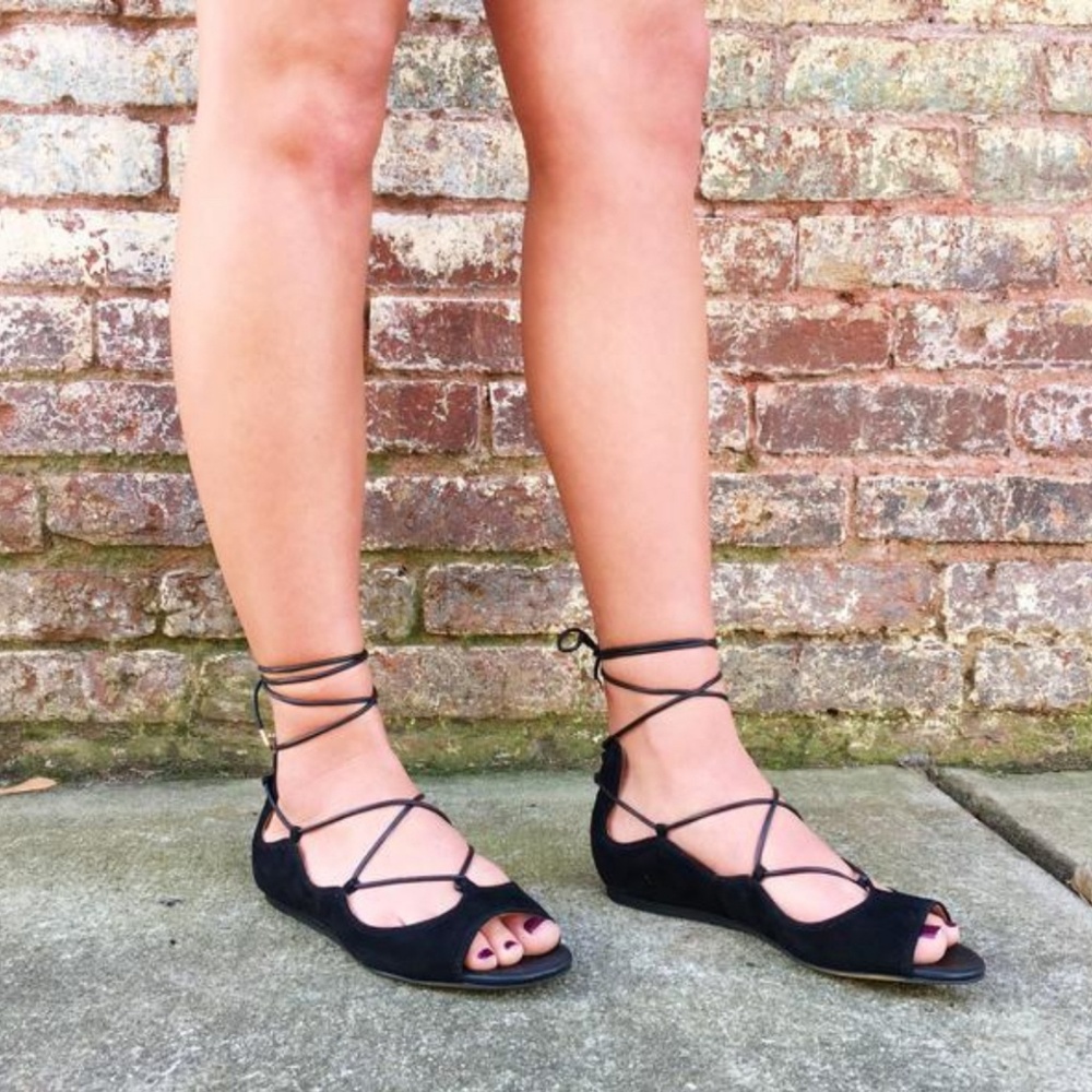 Casual Chic Sam Edelman Ghillie Flat - Picture 6 of 6
